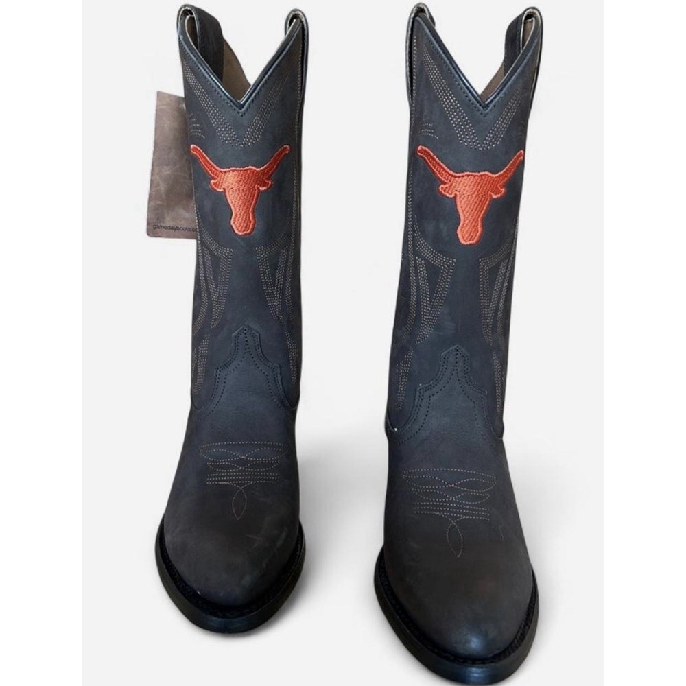 NWT Texas Longhorns Gameday Leather Women's Western Boots Size 7.5